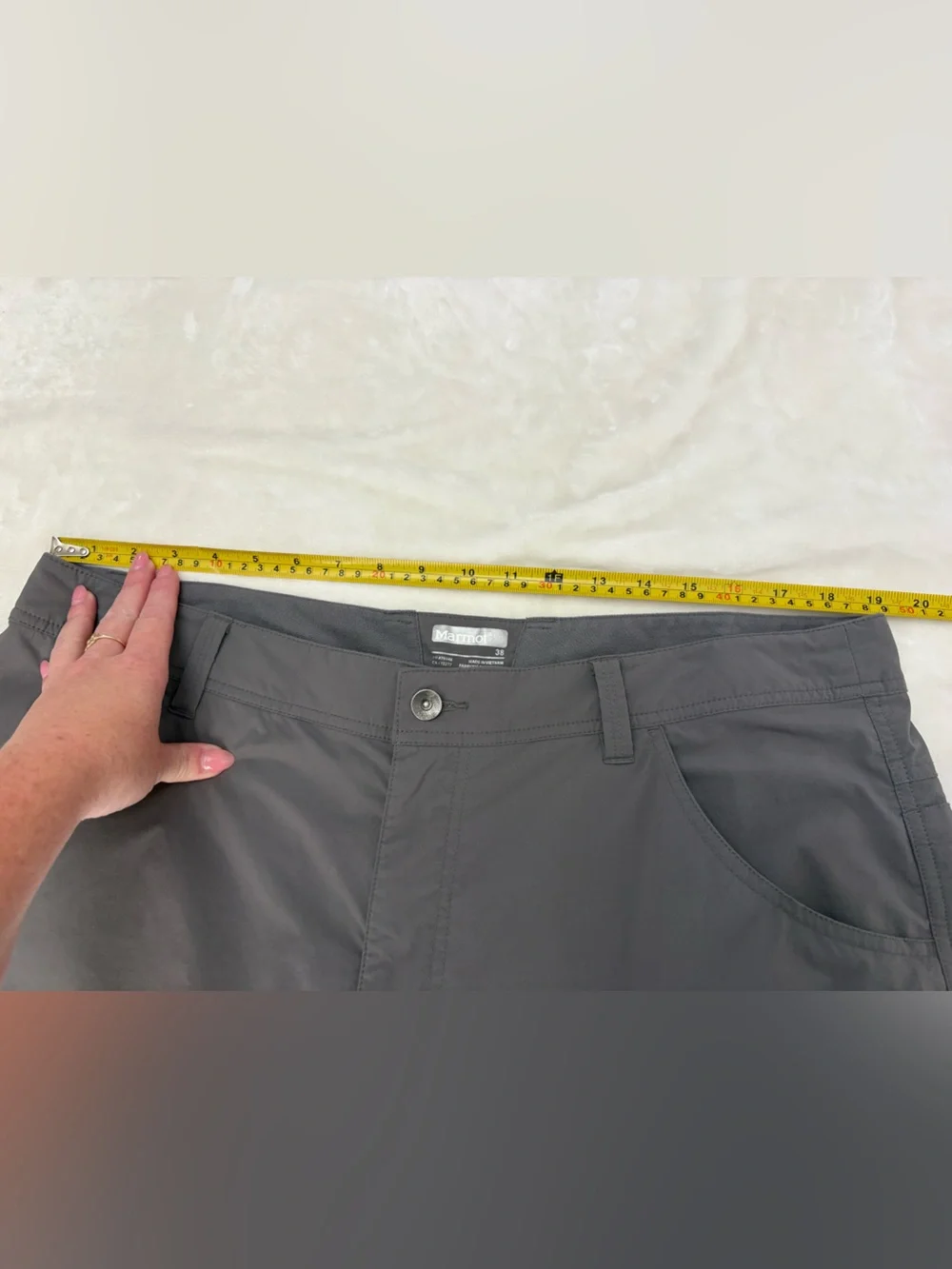 MARMOT Arch Rock Hiking Shorts XXL Gray Stretch DWR UPF 50 Performance‎ Outdoor